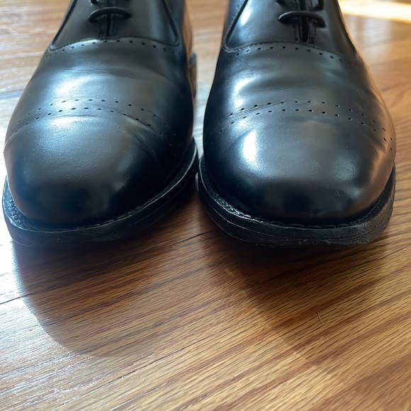 Allen Edmonds Vernon mens  black Oxfords. 10.5 D. - Picture 7 of 7